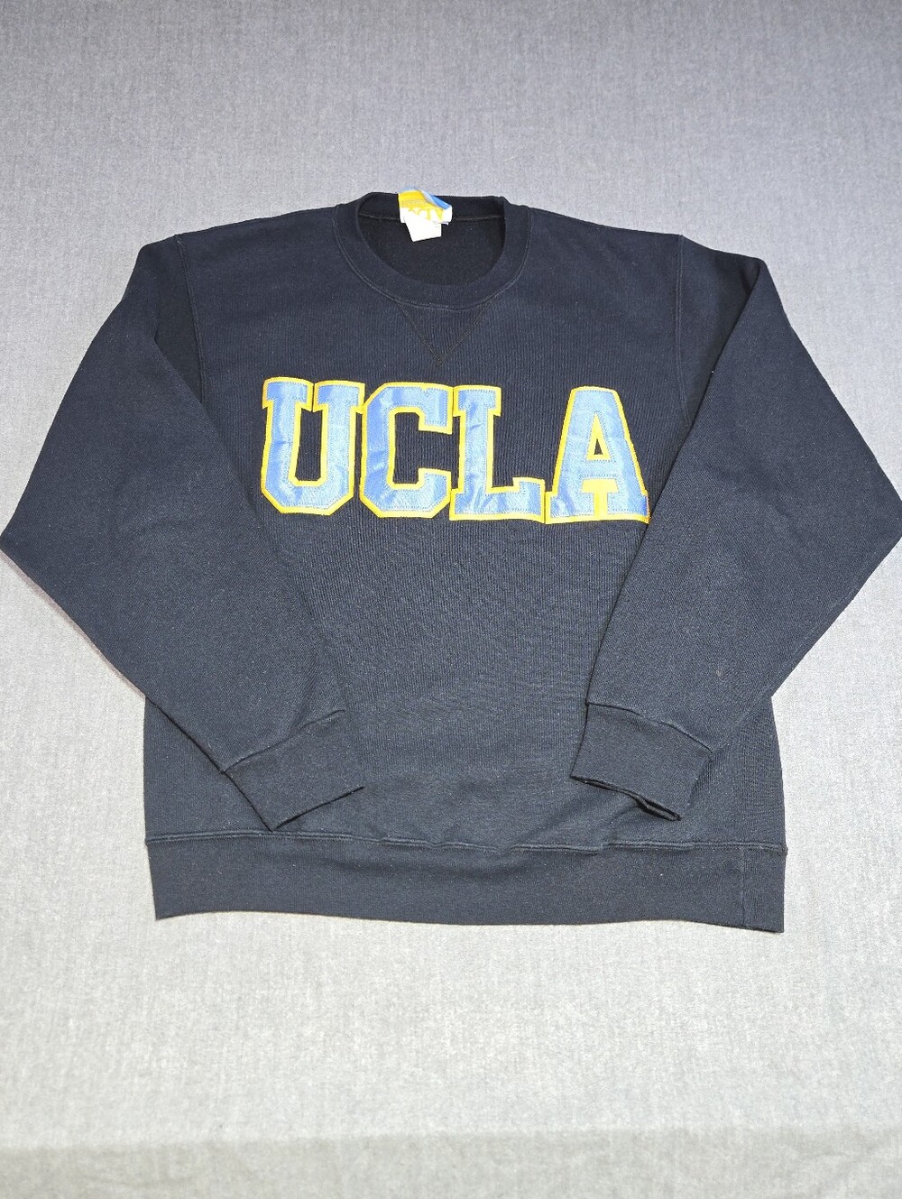 ​VTG 90s UCLA Gold Standard Tackle Twill Crewneck Sweatshirt - Made in USA